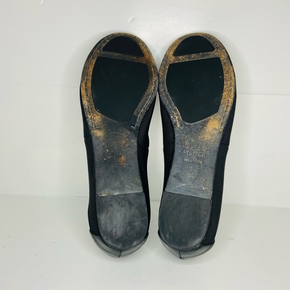 Eileen Fisher Grosgrain Ballet Flats Black Size 9 SOLD - Picture 9 of 11